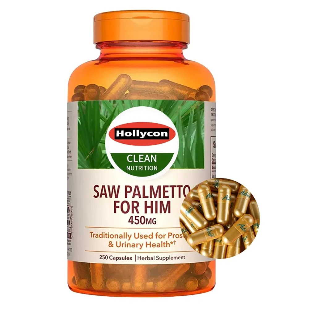 Wholesale OEM/ODM Saw Palmetto Oil Health Food Support Prostate Health Capsule Supplement