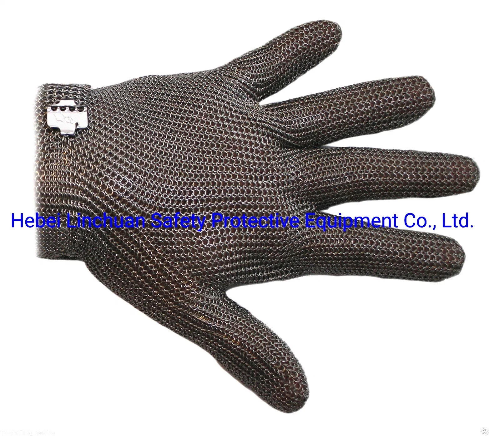 5-пальцевая металлическая решетка перчатка/ защитная перчатка из нержавеющей стали/ Безопасность Работа/Букчер перчатка/Стальная нарезка устойчивая перчатка/ Антиобрезная перчатка/ Букчер Безопасность на работе