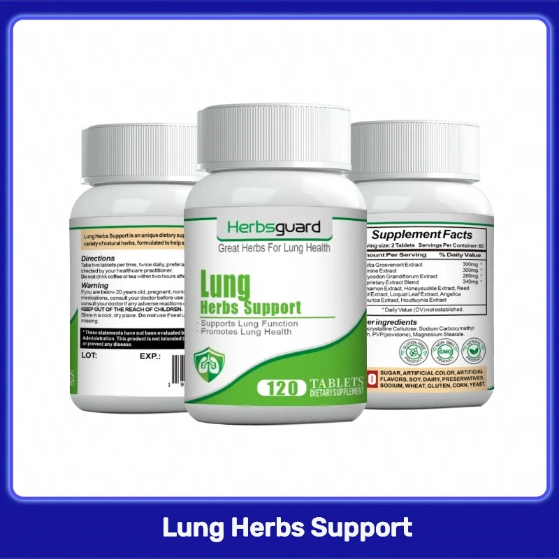 Medicina tradicional China formulada suplemento herbario para el pulmón antiinflamatorio Salud