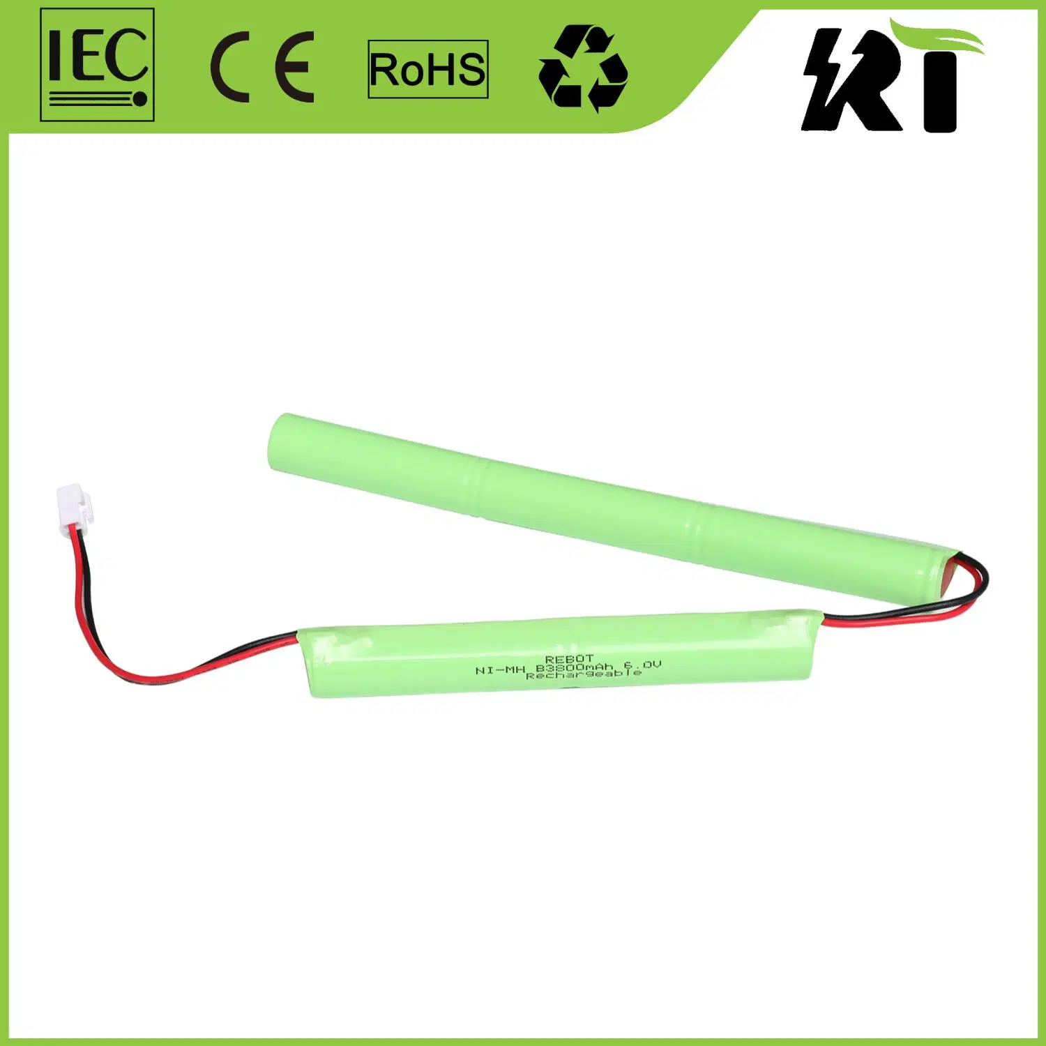 Rebot celda 2.2ah batería NiMH 1,2V 2200mAh AA de 6V/SC/D Batería Recargable