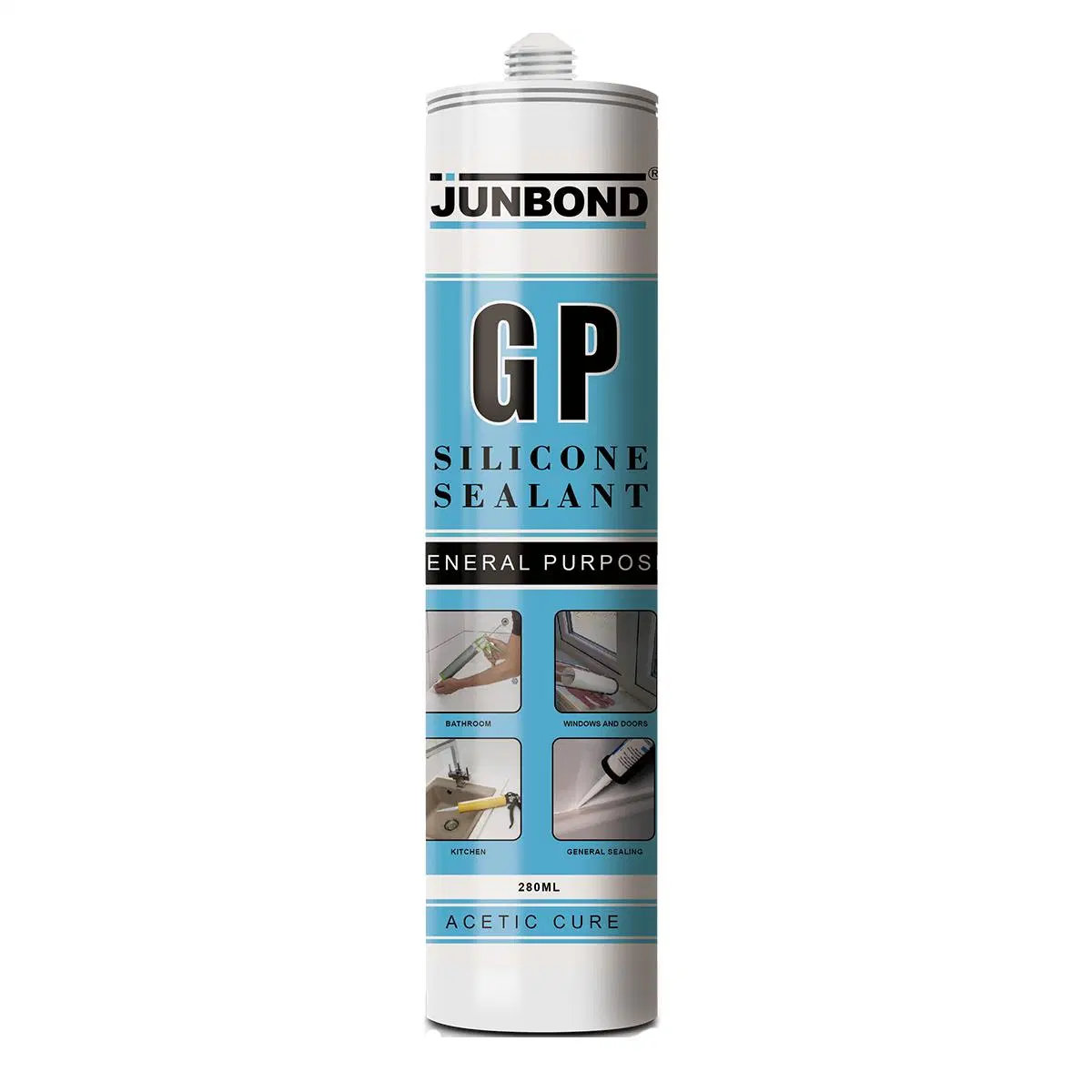 Gp RTV Glass Sealant Glue Waterproof Clear Silicone Sealant for Window