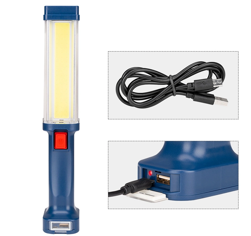 Wiederaufladbare 10W LED-Arbeitsscheinwerfer mit Power Bank Haken