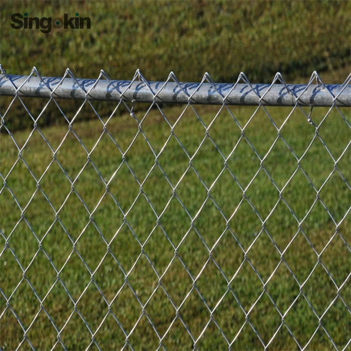 Barrière de liaison de chaîne GI Fence fil Cyclone Fencing avec barbelé Fil