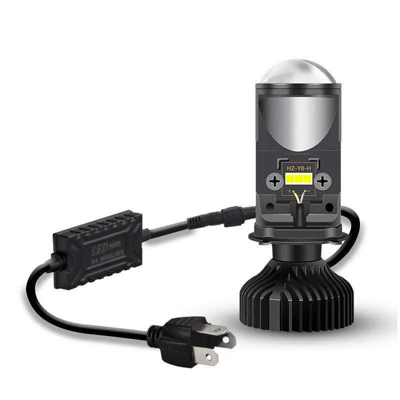 Ewest LED Headlight Mini Projector Lens H4 LED Headlight Bulbs 70W 16000lm Bi Car LED Projector Lens