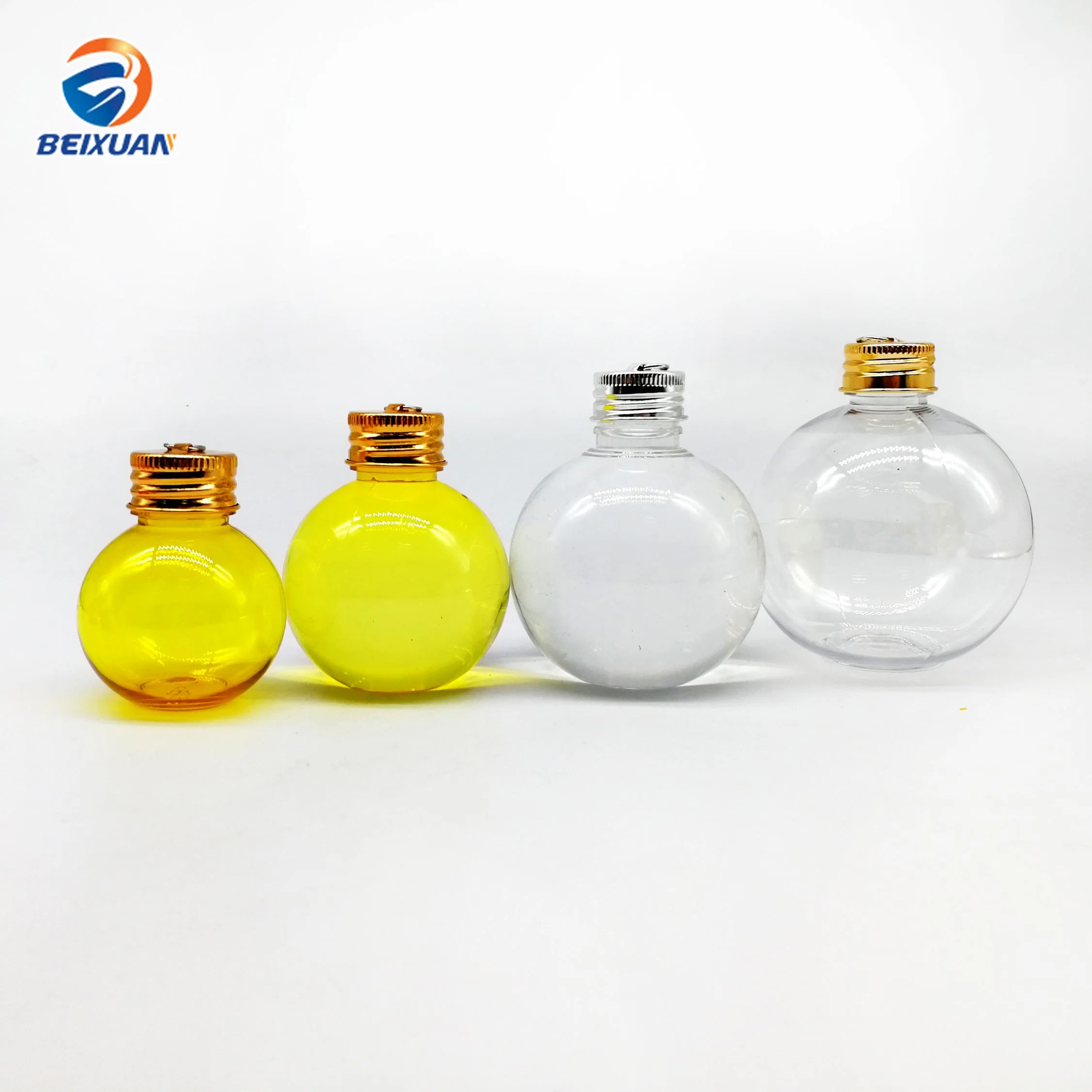 Wholesale/Supplier 50ml Plastic Ball Shape Bottle Custom Color Wholesale/Supplier Christmas Ball Ornaments