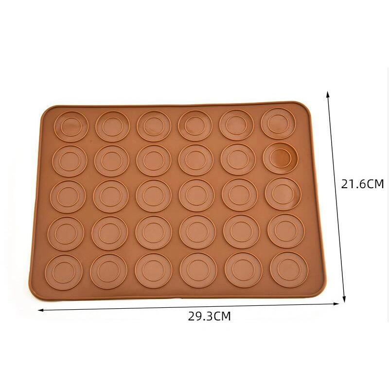 Pastry Oven Baking Mold Sheet Mat 30-Cavity DIY Mold Baking Mat Useful Tool Kitchen Silicone Macaroon Ai11984