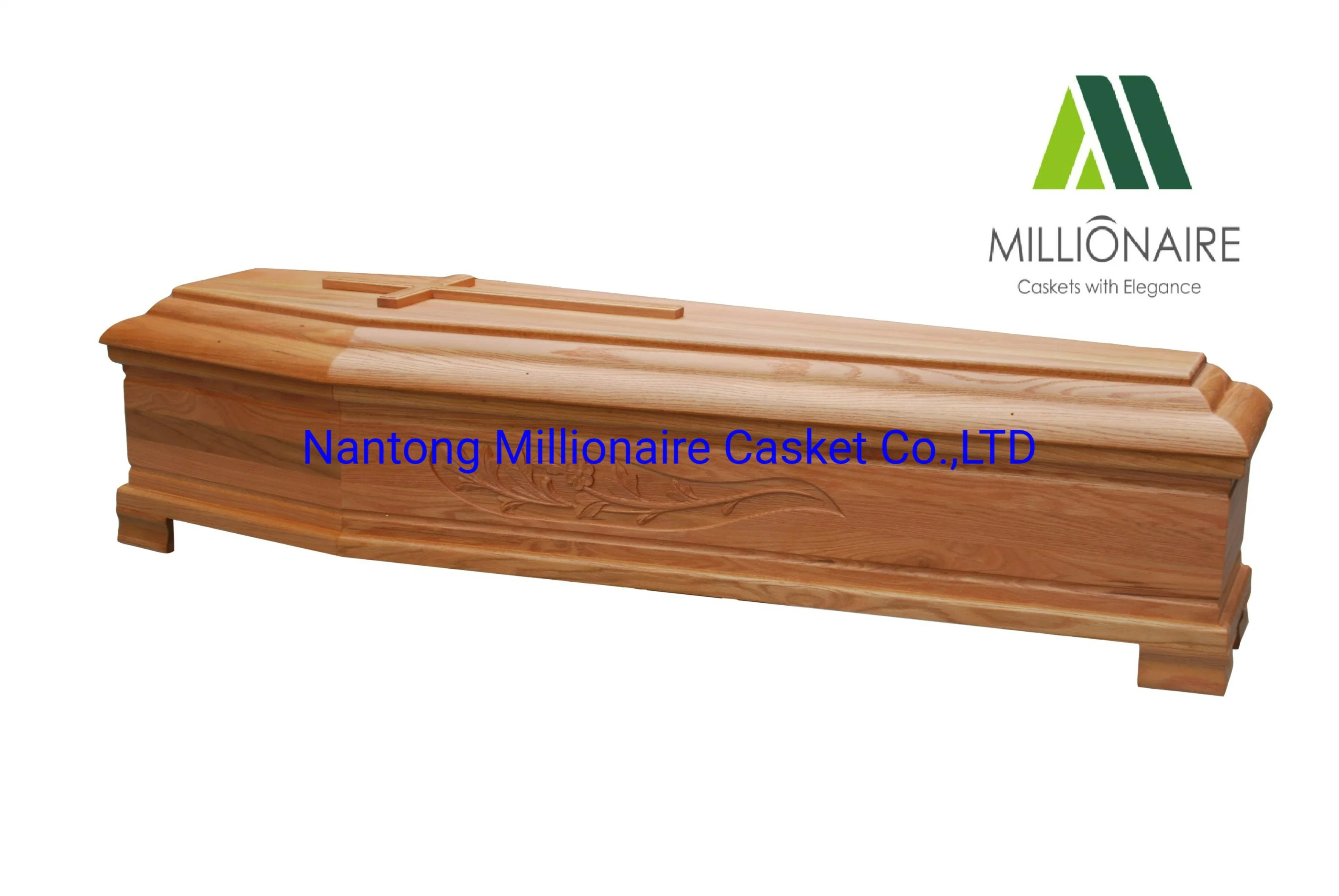 Paulownia Wood Coffins de Millionaire Casket Company para Europa y. Mercado del Caribe