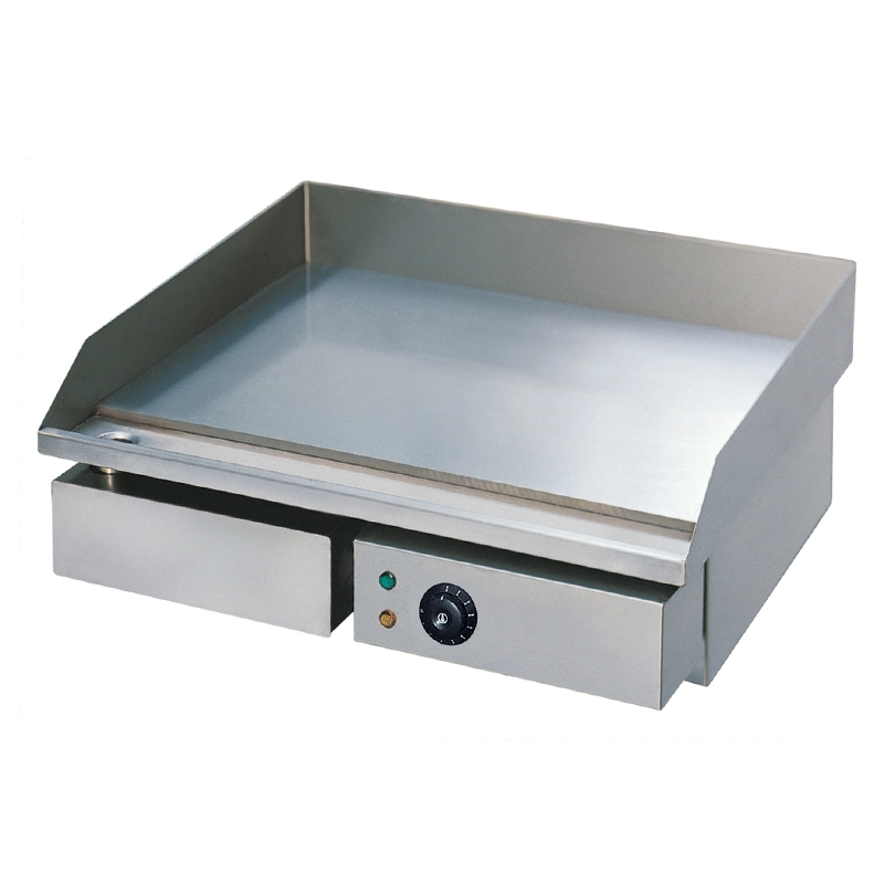 Commercial Counter Top Teppanyaki Gas Griddles Burger Grill Fryer Stainless Steel Flat Plate