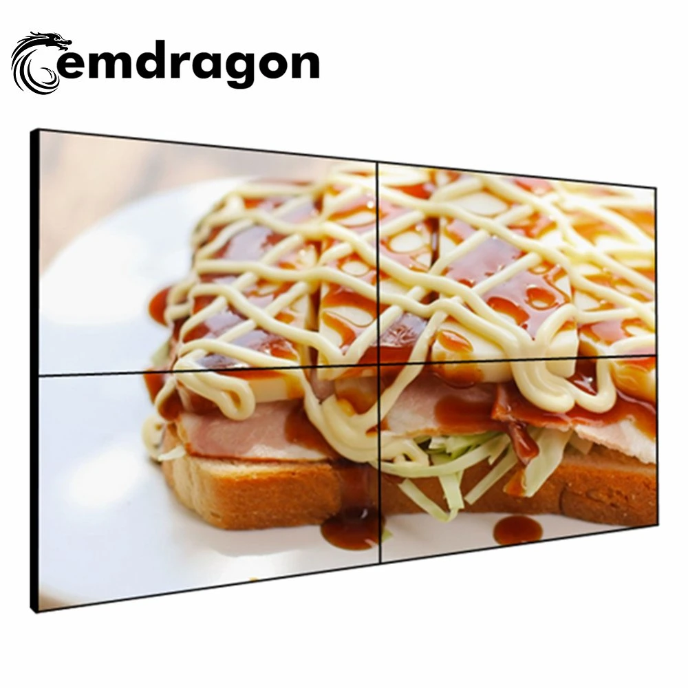 2X2 Video Wall 46 Inch All in One PC LED Digital Signage 1080P HD All in One PC Auto Play Monitor (1920X1080 resolution)