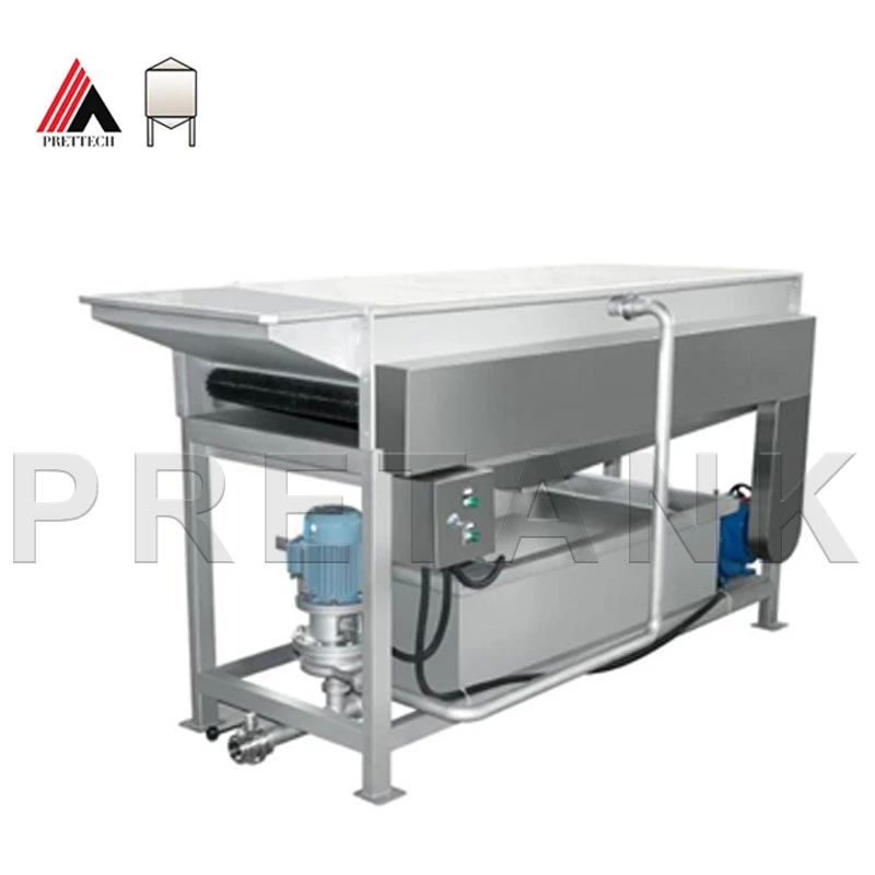 Stainless Steel High Quality Brush Washing Machine for Cleaning Fruits