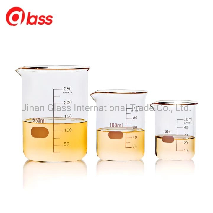 Chemistry Beaker Laboratoryglass Beaker Glass 250ml 2000ml Glass Beaker Borosilicate Glass