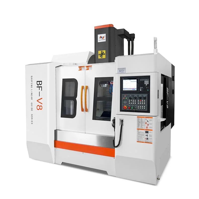 Bf-V8 Top Rated 3 Axis CNC Machine Metal Working Milling Machining Machine Tool From China Factory