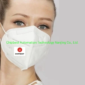 CE Medical Automatic N95 Mask Mine Mine Semi Automatic KN95 آلة صنع قناع الوجه