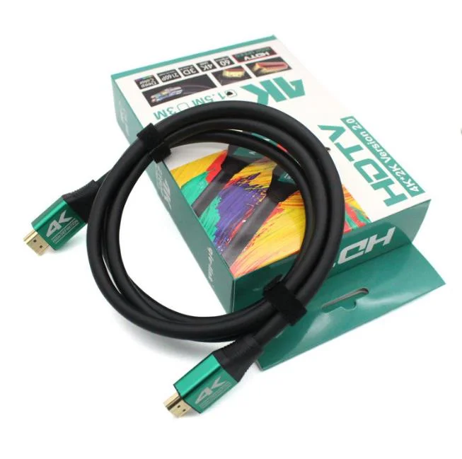 Großhandel HDMI-Kabel 4K Version 2,0 Kabel Stecker auf Stecker Unterstützung für vergoldete Hochgeschwindigkeits-Kabel HDMI ® Kabel 15m 20m 3D 2160p 1080p