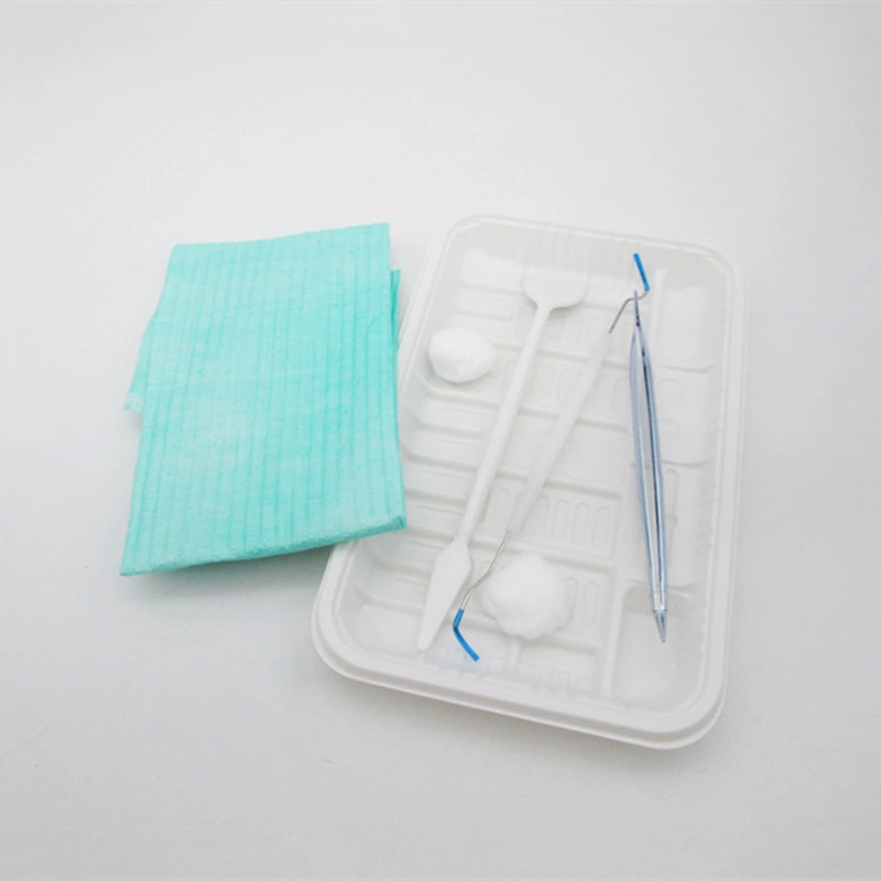 Conjunto de instrumentos desechables de 6 piezas Kit de herramientas de dental