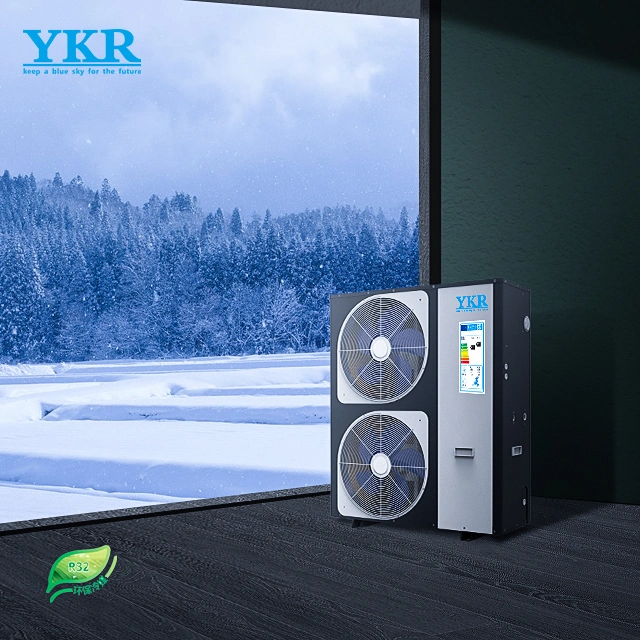 Ykr World Air to Water Heating and Cooling R410A Split Design Evi DC Inverter Heat Pumps