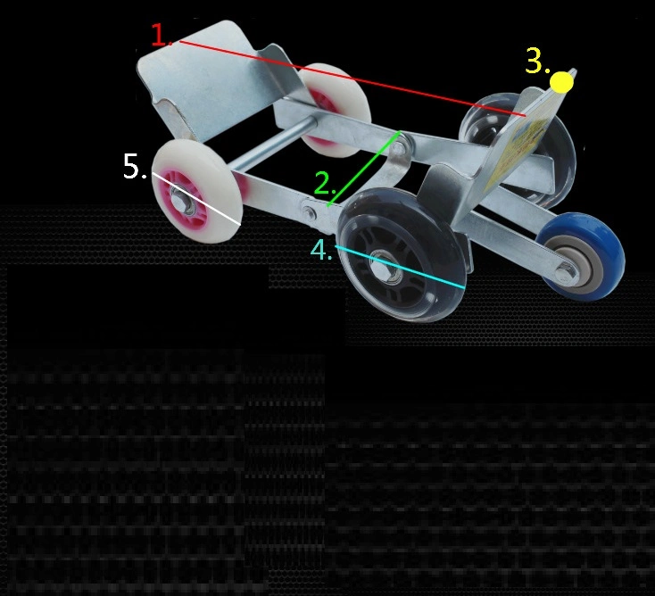 5 Ruedas Moto Self-Rescue bicicleta eléctrica Extractor de llanta desinflada Booster Bl21262