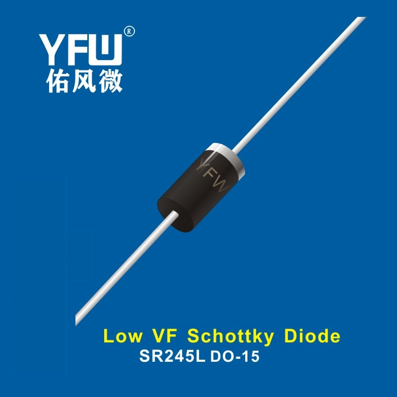 Yfw3l40 Yfw3l100 Sr245L DO-15 Diode Schottky à faible VF