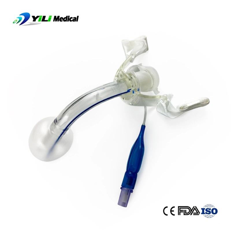 Tubo de traqueotomía en PVC reforzado Cuffed desechables médicos anestesia respiratorio producto