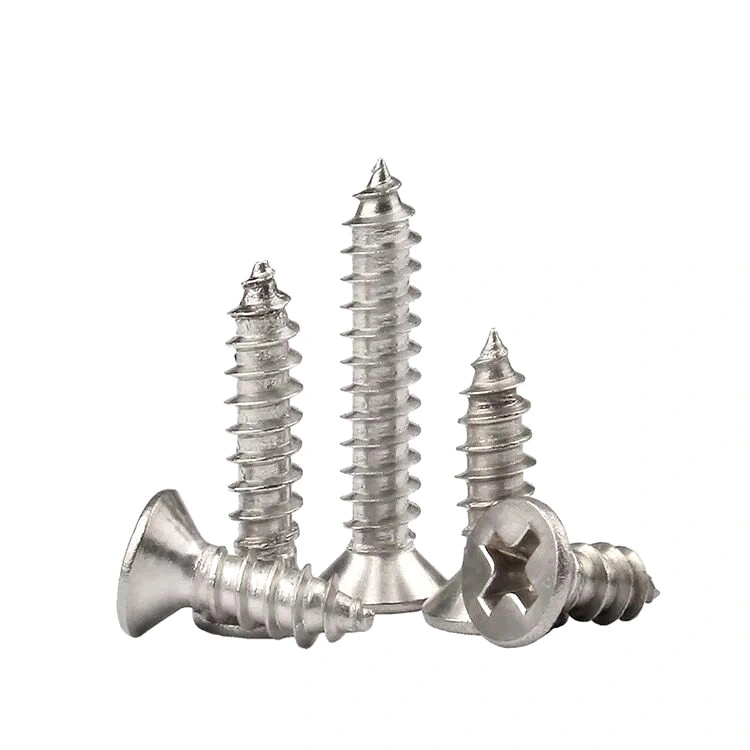 Stainless Steel 304 316 Self Tapping Screw Csk Head