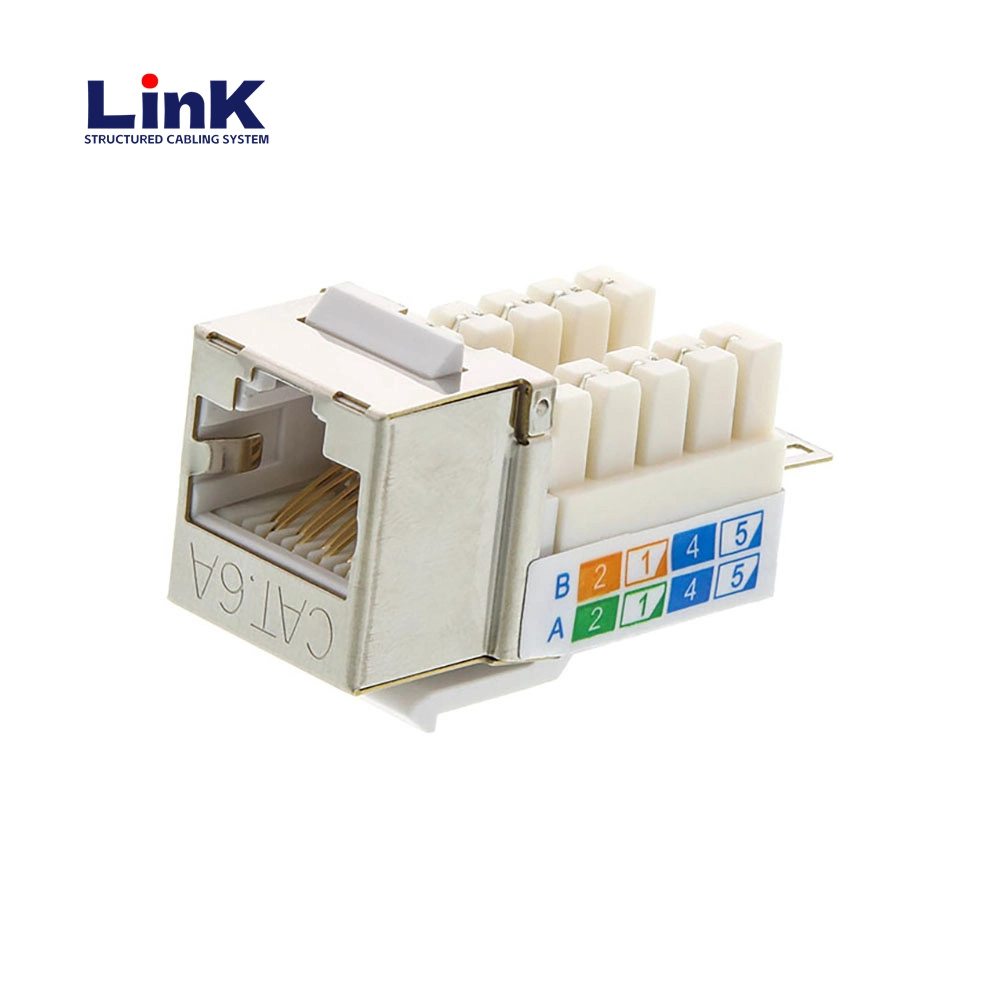 Cat5e CAT6A blindaje RJ45 CAT6 Keystone RJ45 Keystone Jack 8p8c Red Keystone Modular