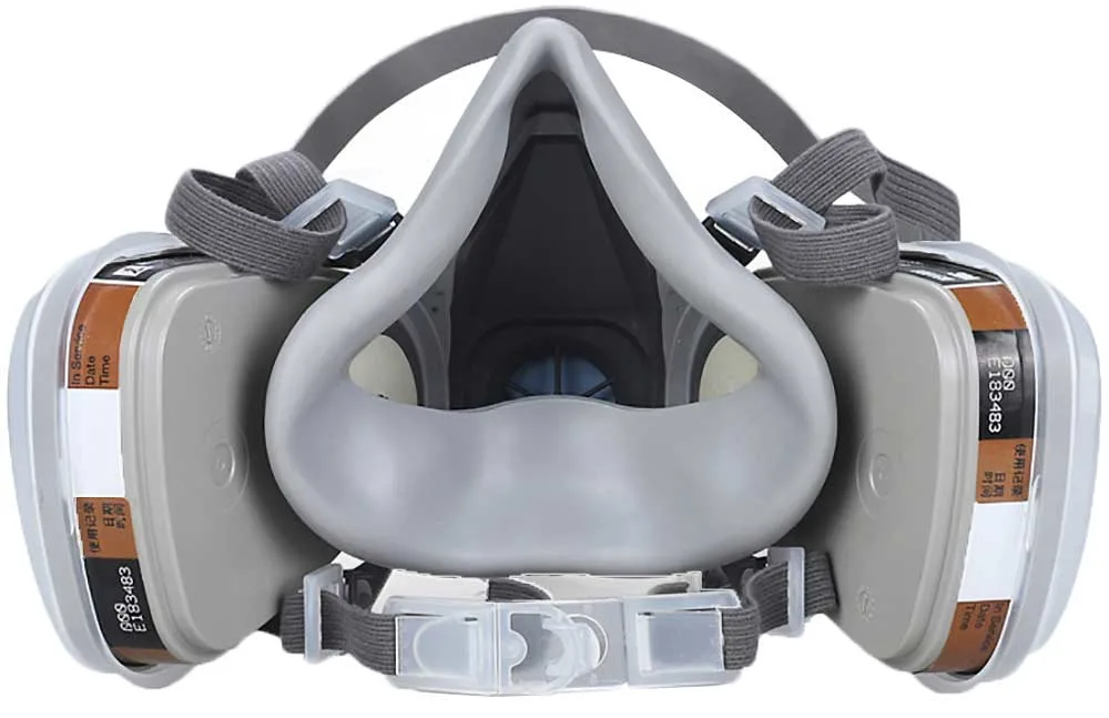 Reusable Half Face Respirator Anti Industrial Construction Dust Gas Mask 6200 Half Face Chemical Respirator Mask