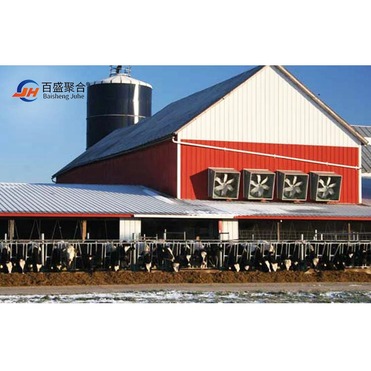 Low Cost Livestock Shed Prefabricated Steel Structure Cow House