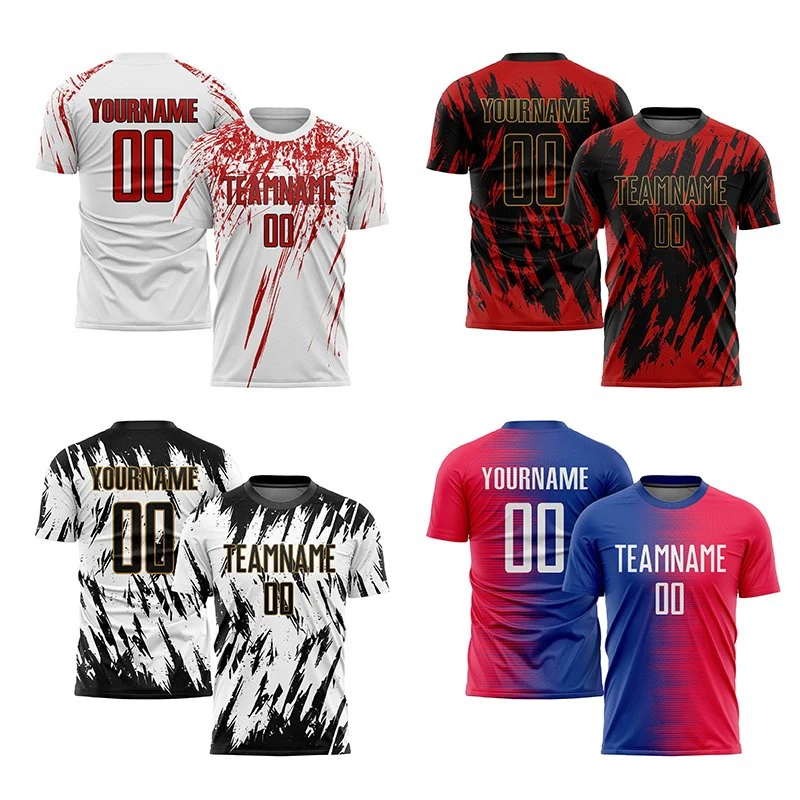 New Custom Clothing Quality Football Jersey Men's Football Uniform Set Team Football Jersey Soccer Shirt Wear