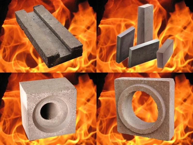 Collebon Gw Shaped Refractory Material Fire Brick Alumina Chromium Oxides 1800&deg; C