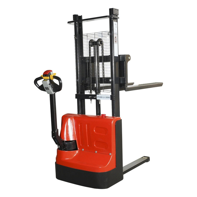 Double Pallets Fork Walkie Pallet Lifter 1.5 Ton Electric Stacker 2 Ton