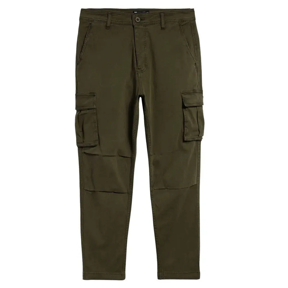 OEM Custom Beige Zip off at The Knees Shorts Multiple Pockets Oversized Cargo Pants for Men