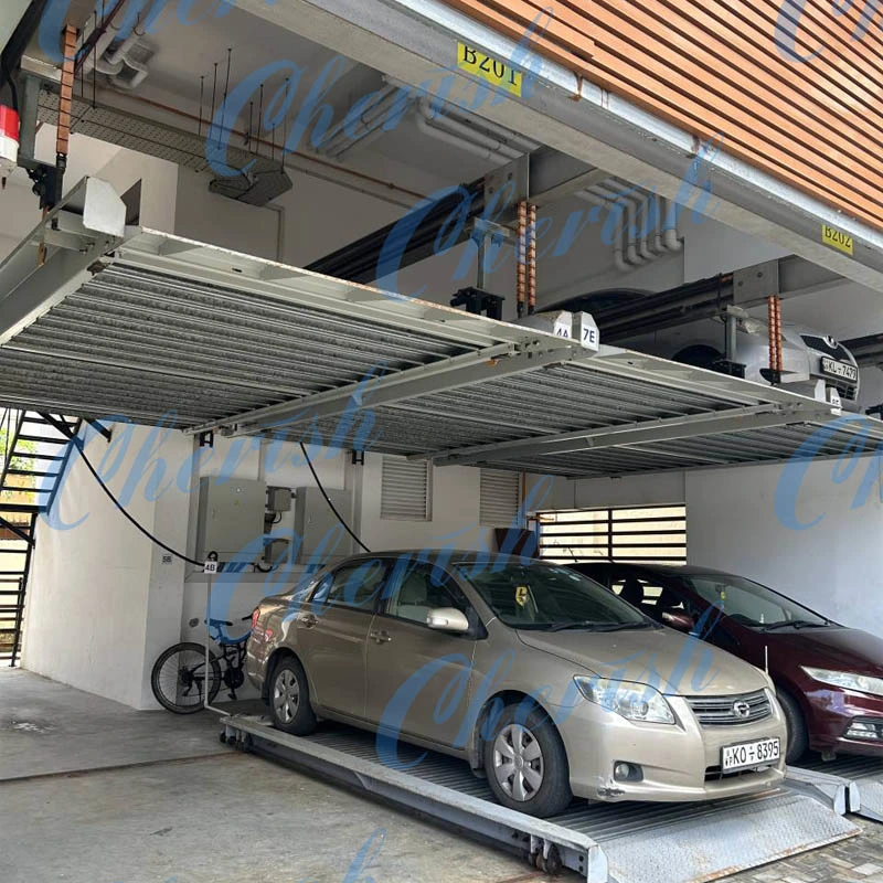 Smart Parking Lift and Slide Multilevel Car Parking System Automatic Puzzle Park Cars Vertical