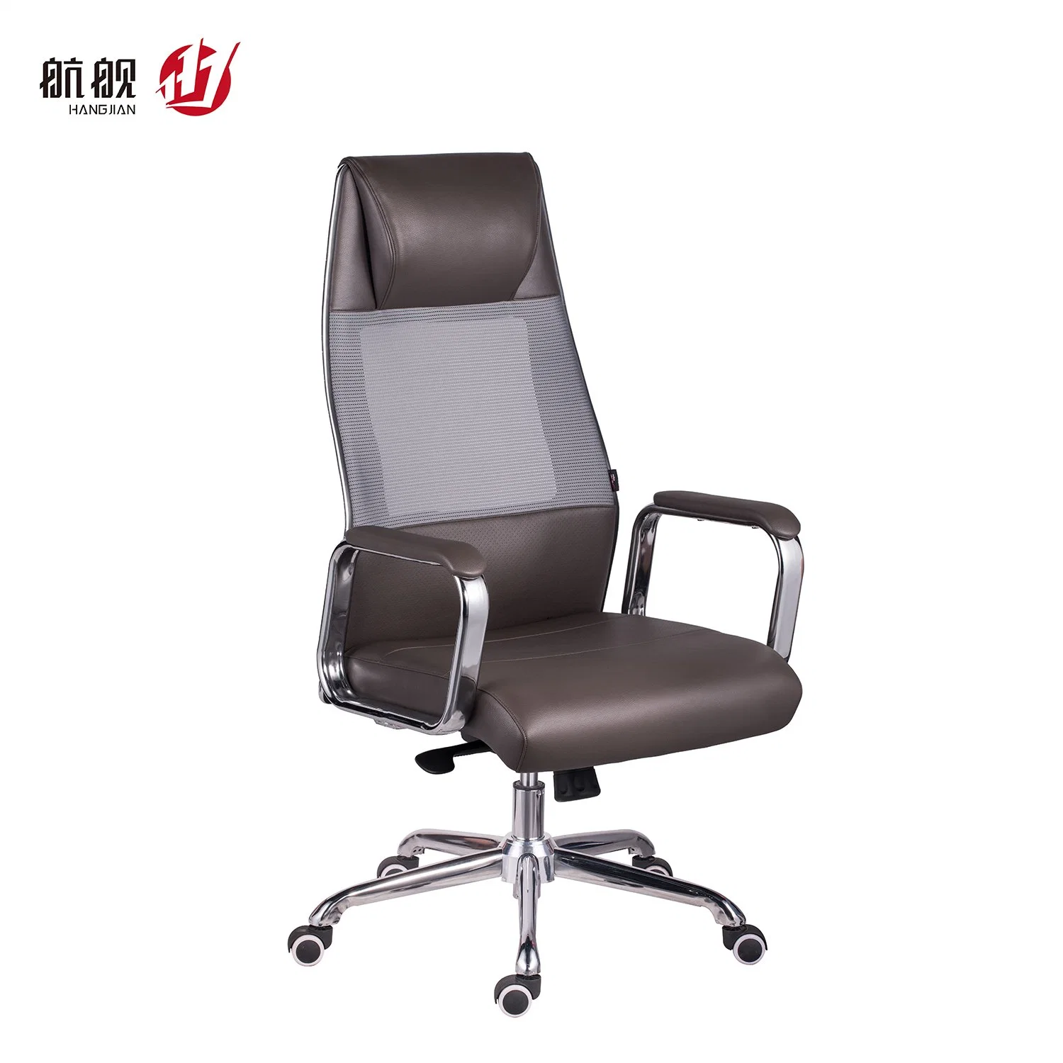 High Back Breathable Mesh Manager Staff Leather Office Executive Chair Supplier