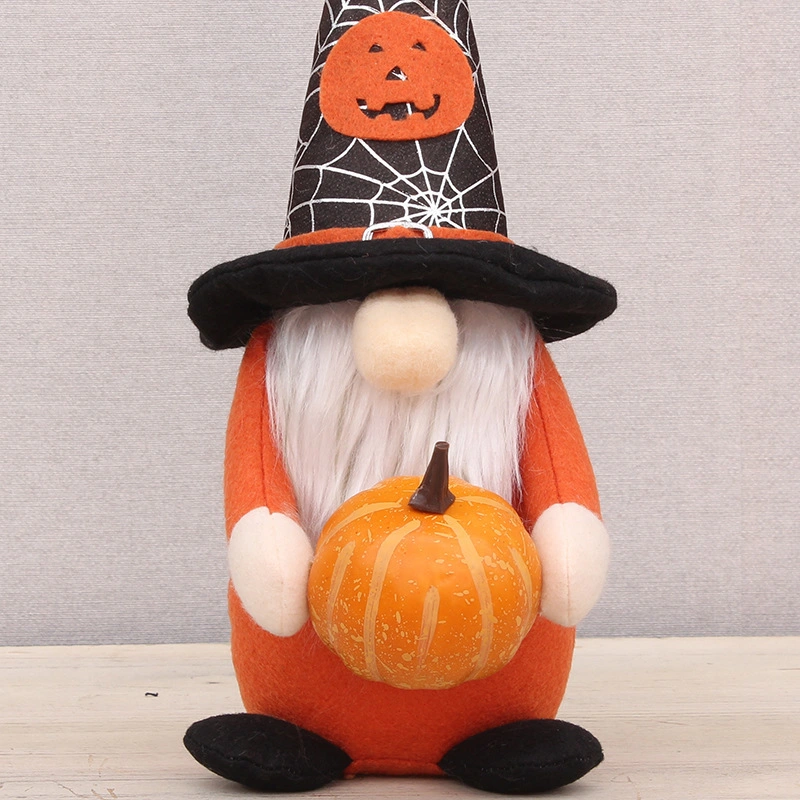 Halloween Toy Gnome Ghost Festival Goblin Rudolph sans visage Pumpkin Dwarf Fournitures de fête d'Halloween pour poupées