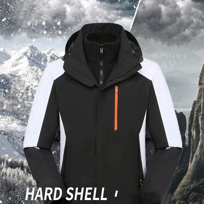 Three in One Fleece Inner Detachable Autumn and Winter Outdoor Thermal Jacket