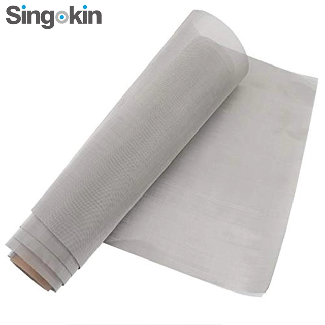 400 Mesh 316 Grade Stainless Steel Wire Mesh Filter Screen Perforated Metal Grill Circle Grate Filter Cloth