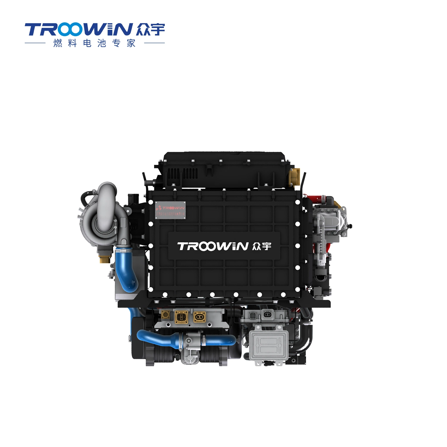 Neueste Hot Design Wasserstoff Energie FC E-Fahrzeug 95kw Stromversorgung mit Wasserstoff Brennstoffzellen-Motor für Stadtbusse / LKWs.