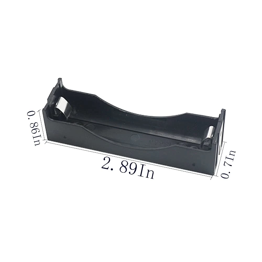 3.7V Lithium 18650 Battery Holder Case with Pins 1 Cell Battery Box