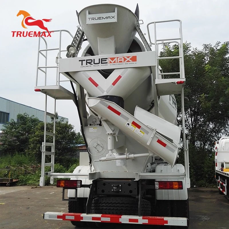 China Truemax Concrete Machinery 10 Cbm 12.6t Heavy Duty HOWO 6X4 Transit Mobile Self Loading Cement Concrete Mixer Truck