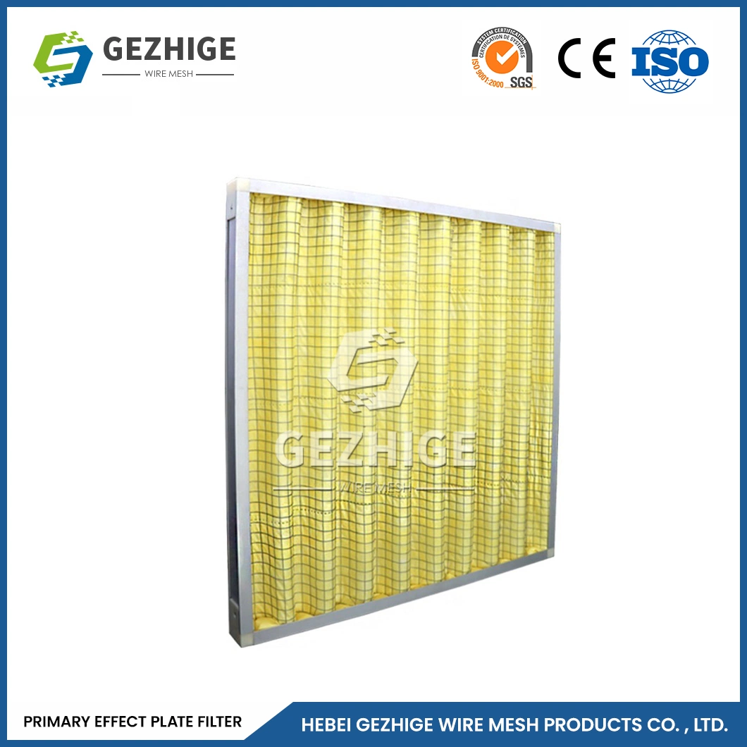 Gezhige Plate G4 Primary Folding Filter Suppliers ODM Custom Aluminum Profile Primary Filter China Diversification Primary Panel Air Filter