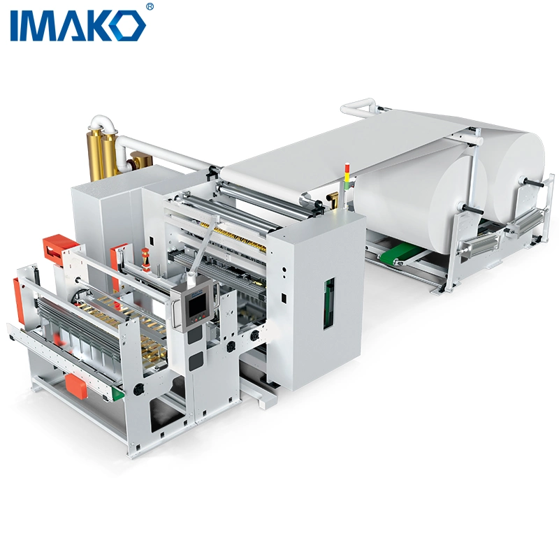 máquina de papel tisú de suministro de fabricación de máquina de plegado de papel higiénico de equipos de la carpeta Bolsa suave de la línea de producción de papel