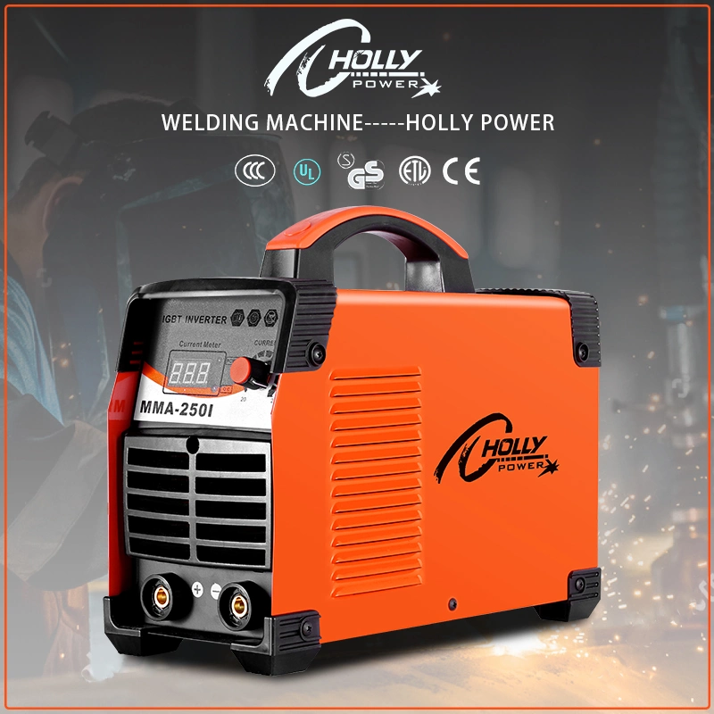 Holly Power 160/200/ 250A máquina de soldadura por arco, DC Inverter Welders MMA DC Stick Solder Welding Equipment