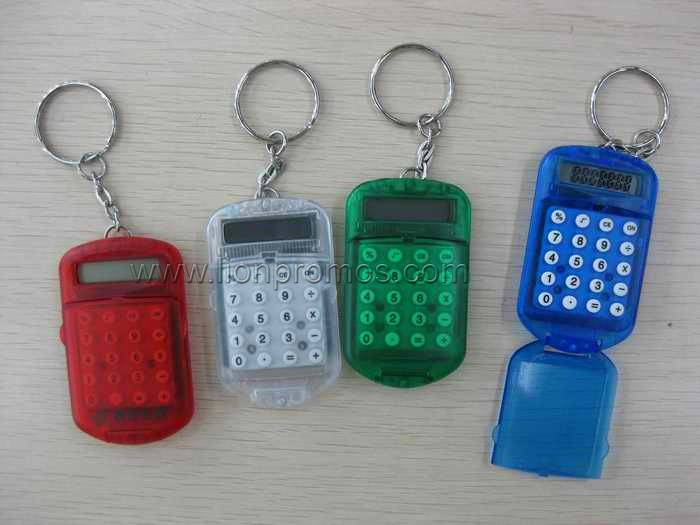 Trade Show Événements cadeaux promotionnels Mini-calculatrice de chaîne de clé