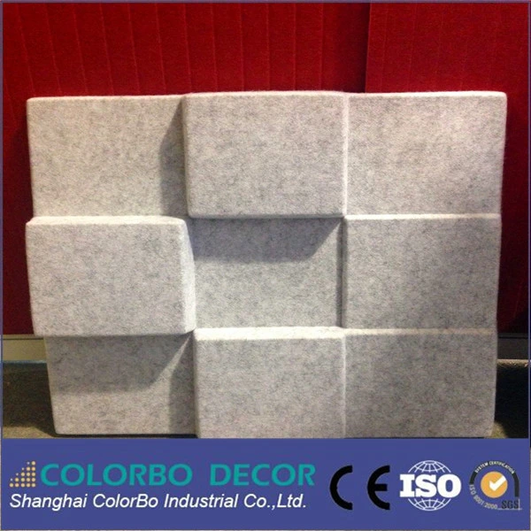 Office Decorative Material 3D Polyester Fiber Acoustic Panel