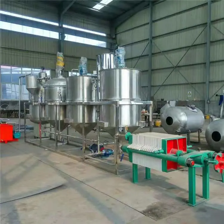 Edible Oil Refinery Plant Avocado Oil Refinery Machinery Equipment Refined Sunflower Oil Equipment