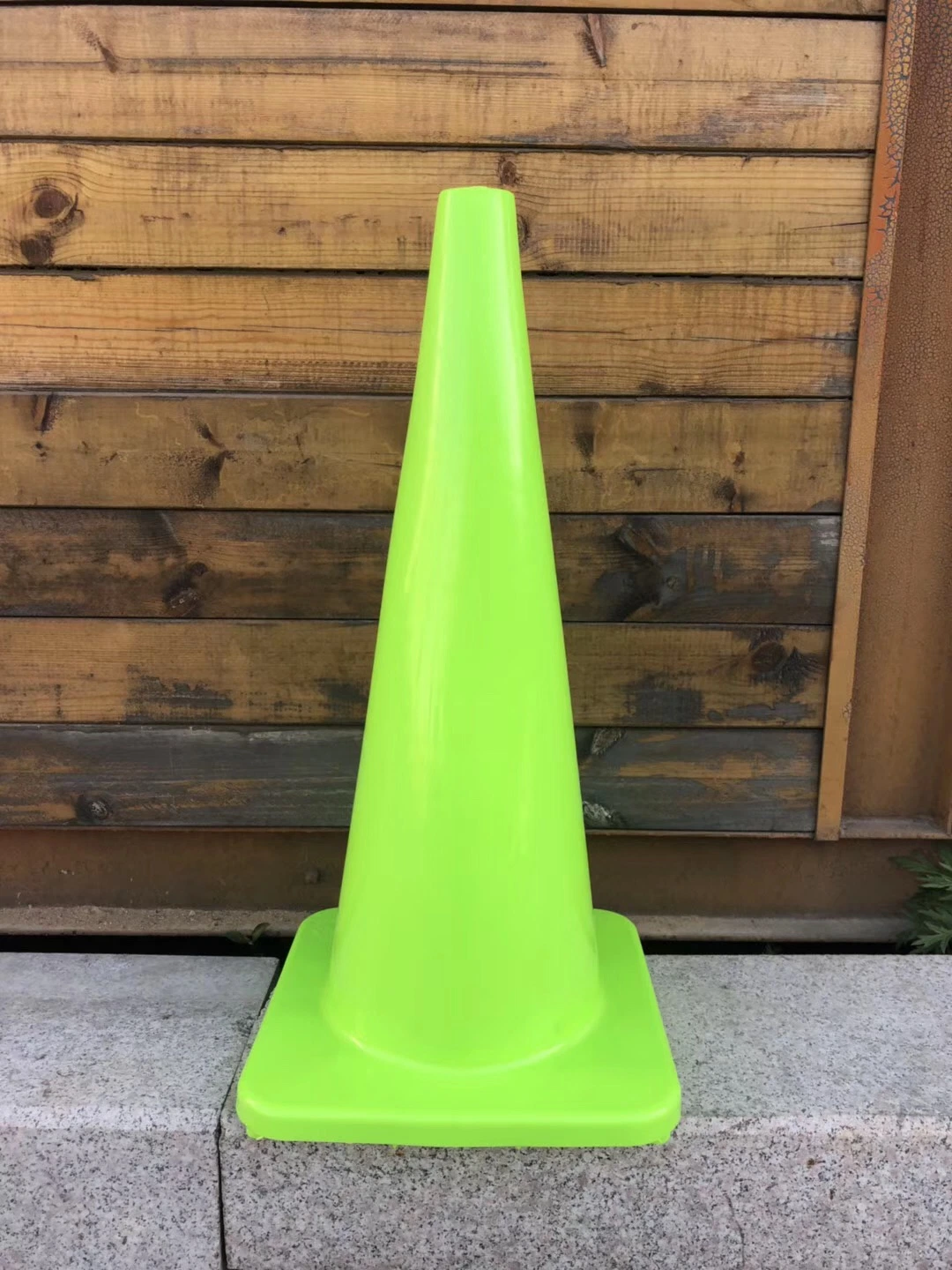 Fluorescent Yellow Green PVC Road Cone