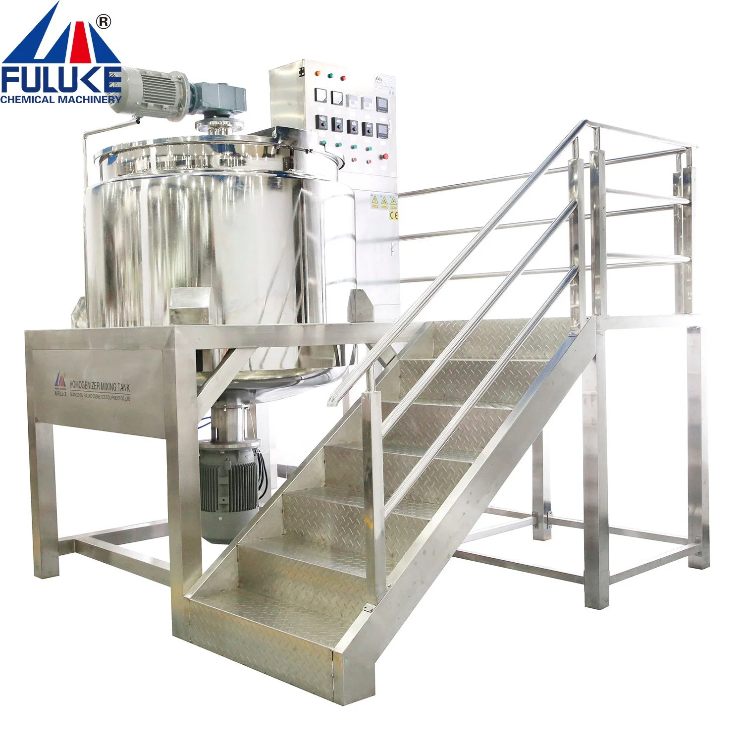 1001 2001 Industrial Small Electric Heating Jacketed Stainless Steel Mixing Tank with Agitator