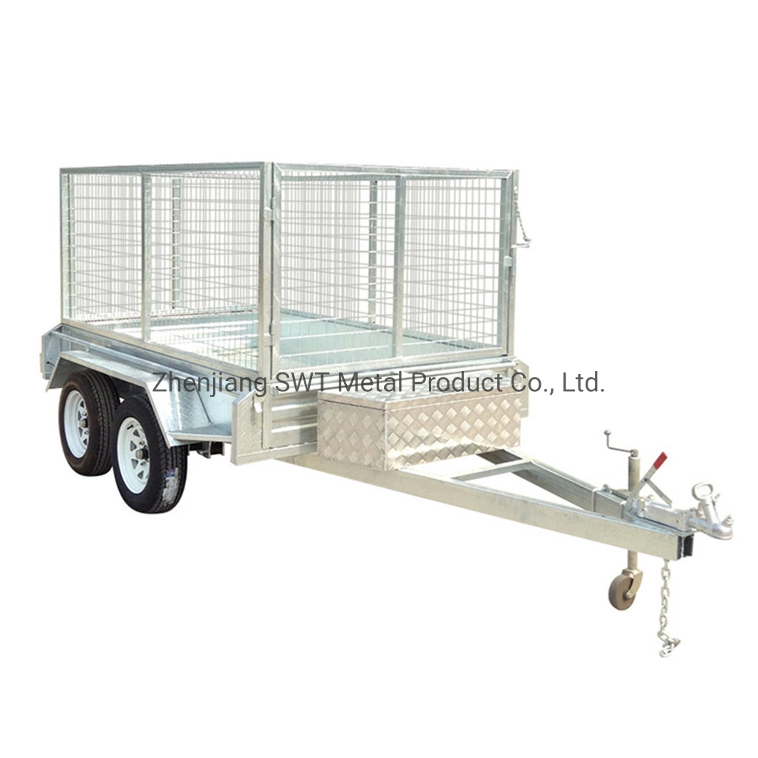 Heavy Transport Tandem Axles Box Trailer for Cow Transport