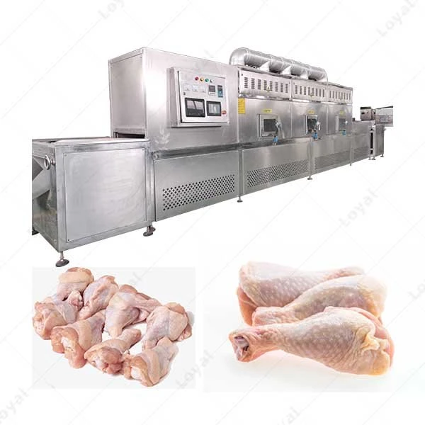 Frozen Prawn Pork Meat Chicken Defrosting Machine Microwave Prawn Shrimp Fish Defrosting Machine