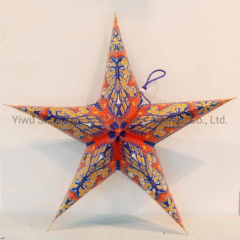 Рождественская звезда бумаги для праздника свадебное оформление материалов крючок орнамент Craft подарки
